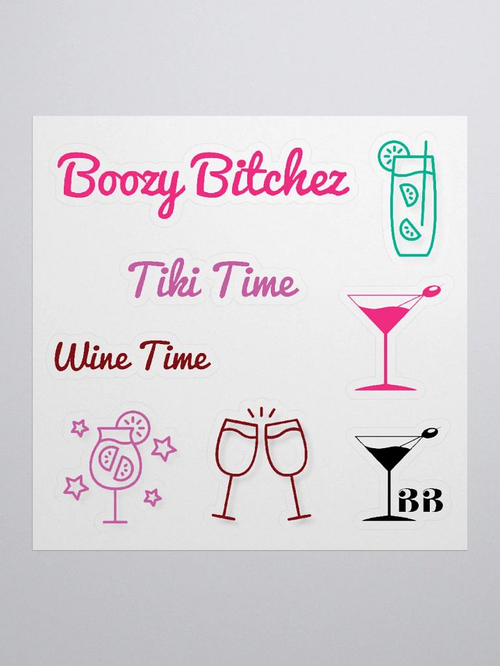 Boozy Bitchez Sticker Sheet (2) product image (1)