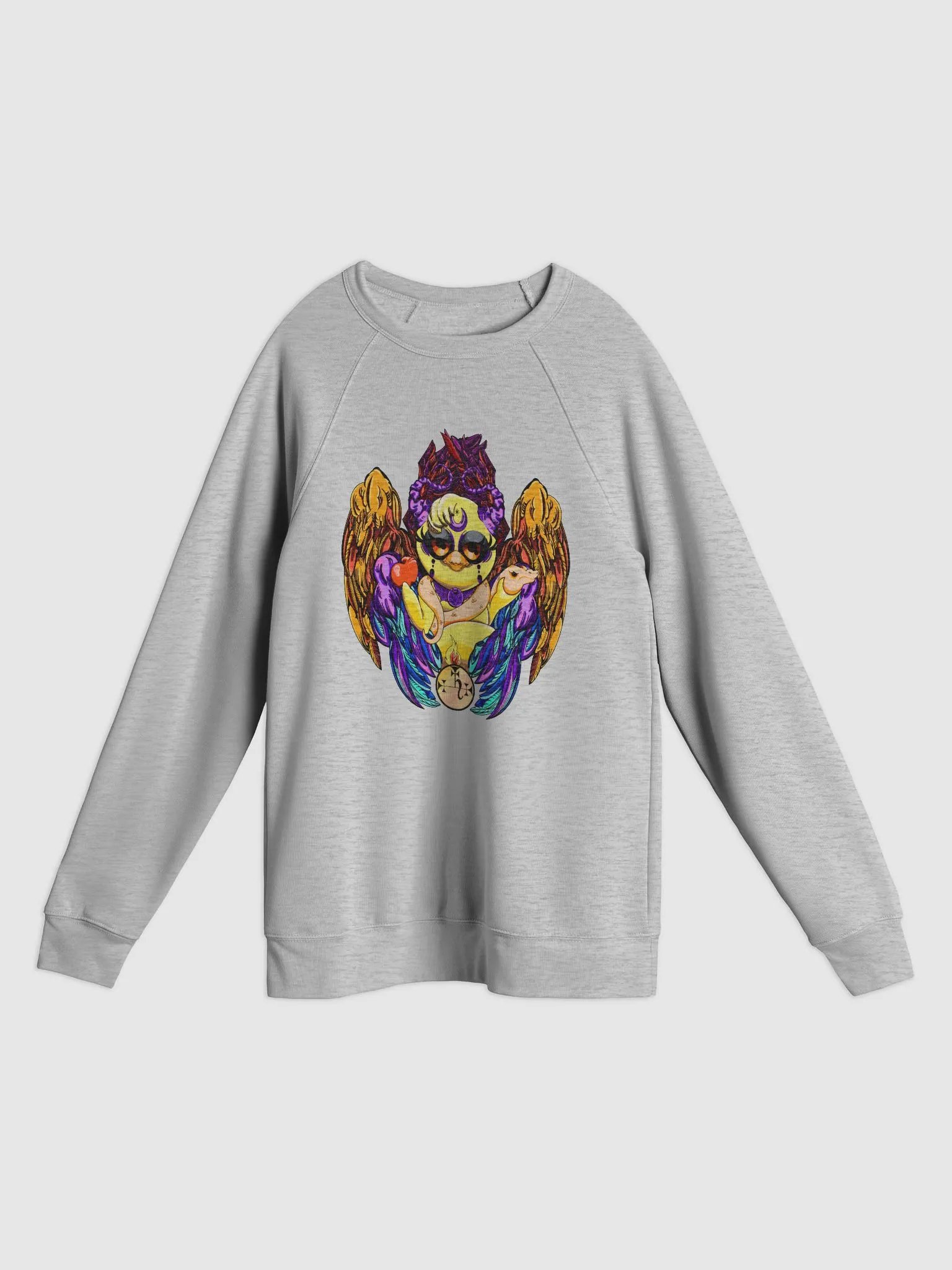 Goth Chicks Rule: Bella+Canvas Unisex Sponge Fleece Raglan Sweatshirt product image (1)