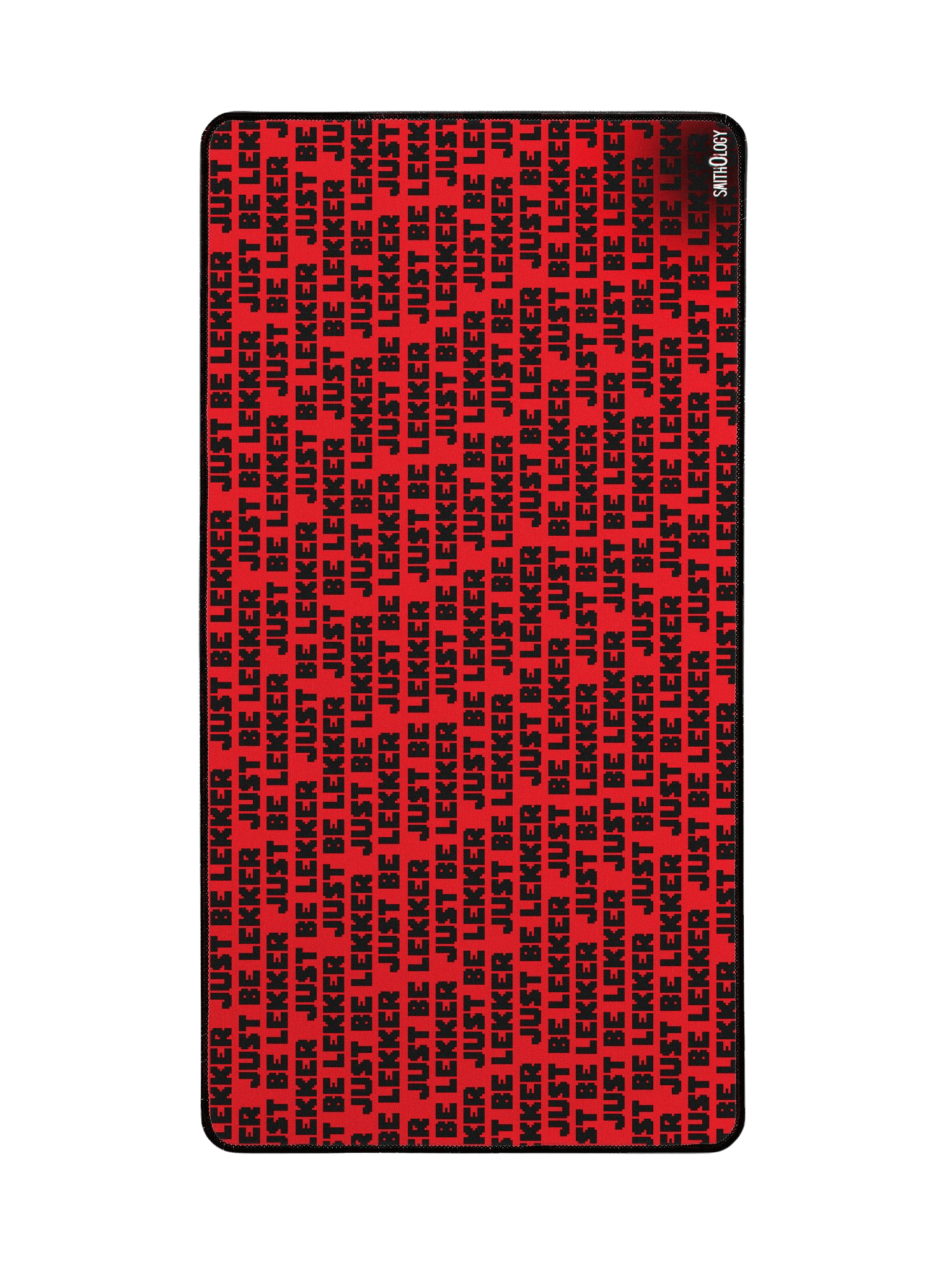 Smithology - "Just Be Lekker" Red/Black Gaming Mousepad product image (2)