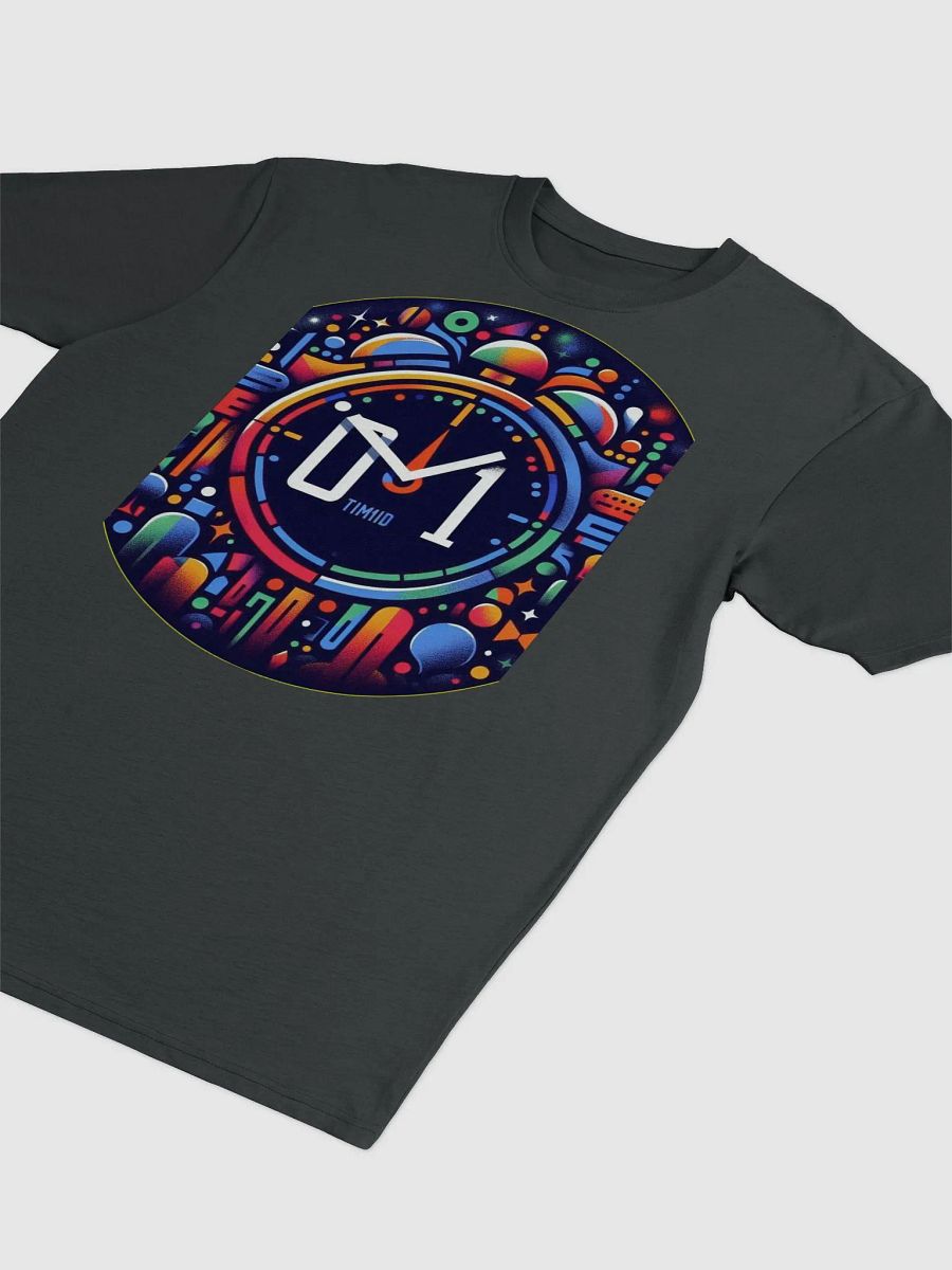 Vibrant Geometric Watch Face Graphic Tee product image (3)