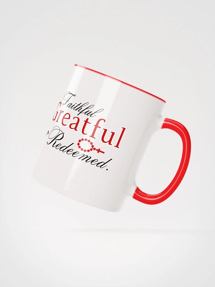 Faithful, Grateful , Redeemed Ceramic Mug product image (2)