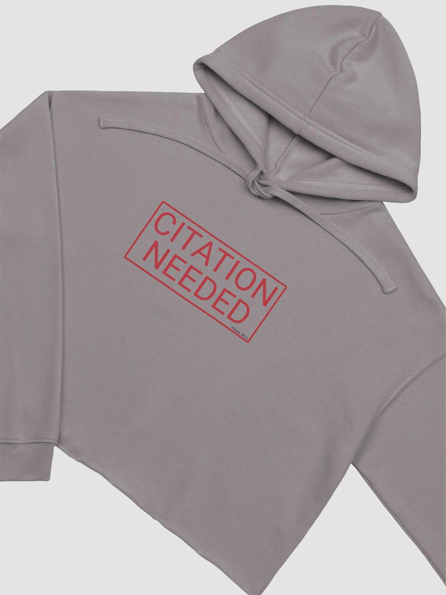 Citation Needed Fleece Crop Hoodie product image (31)