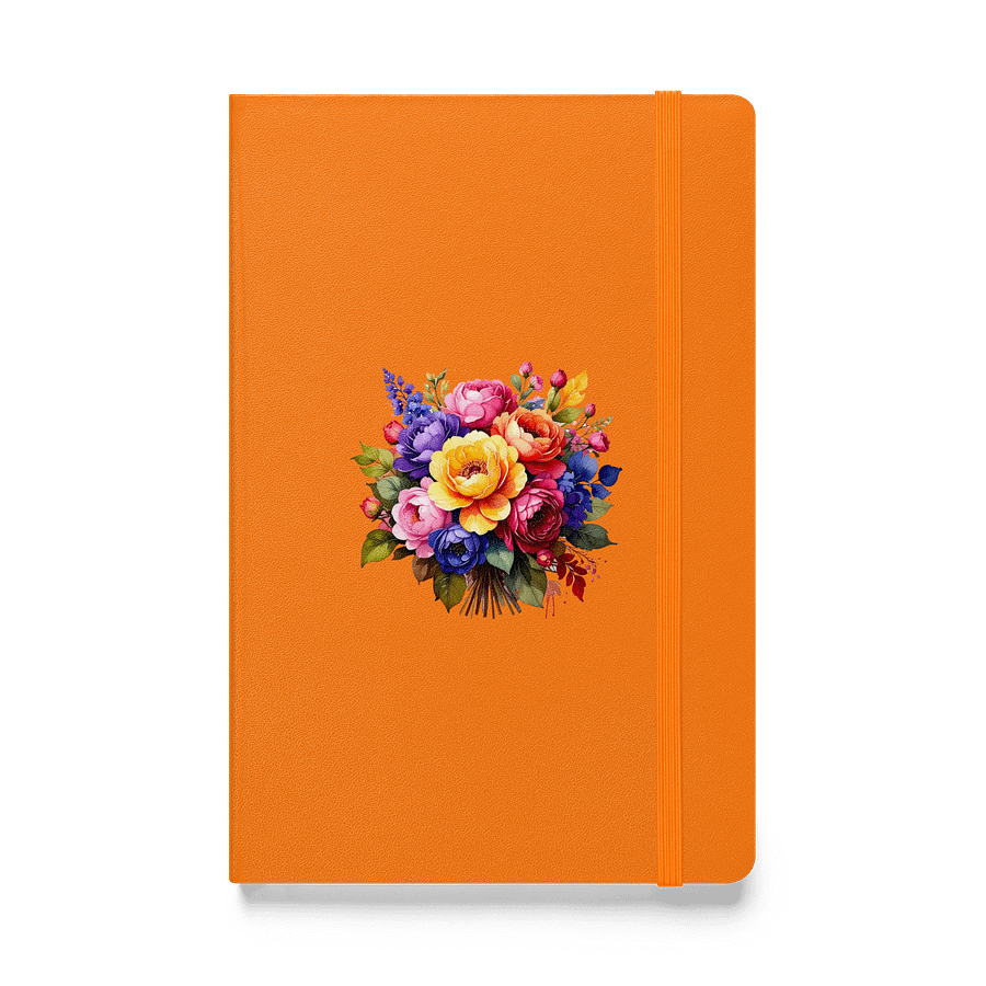 Columbia Road Market Hardcover Notebook (Floral Orange) product image (1)