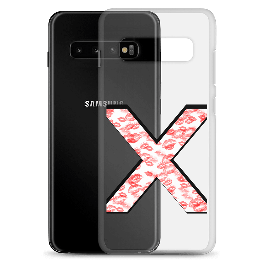 White X Red Lipstick Kisses Phone Case S product image (23)