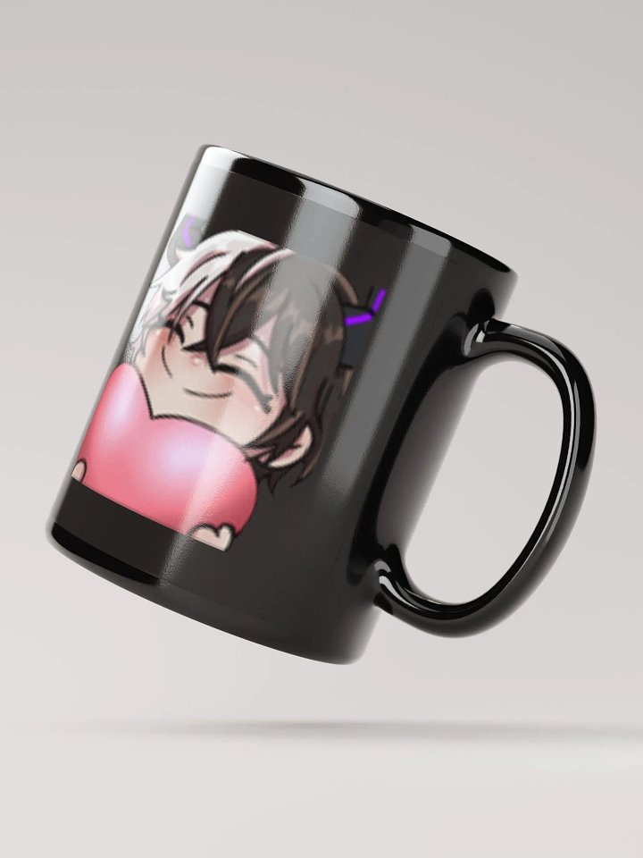 Heartfelt Affection Black Mug product image (4)