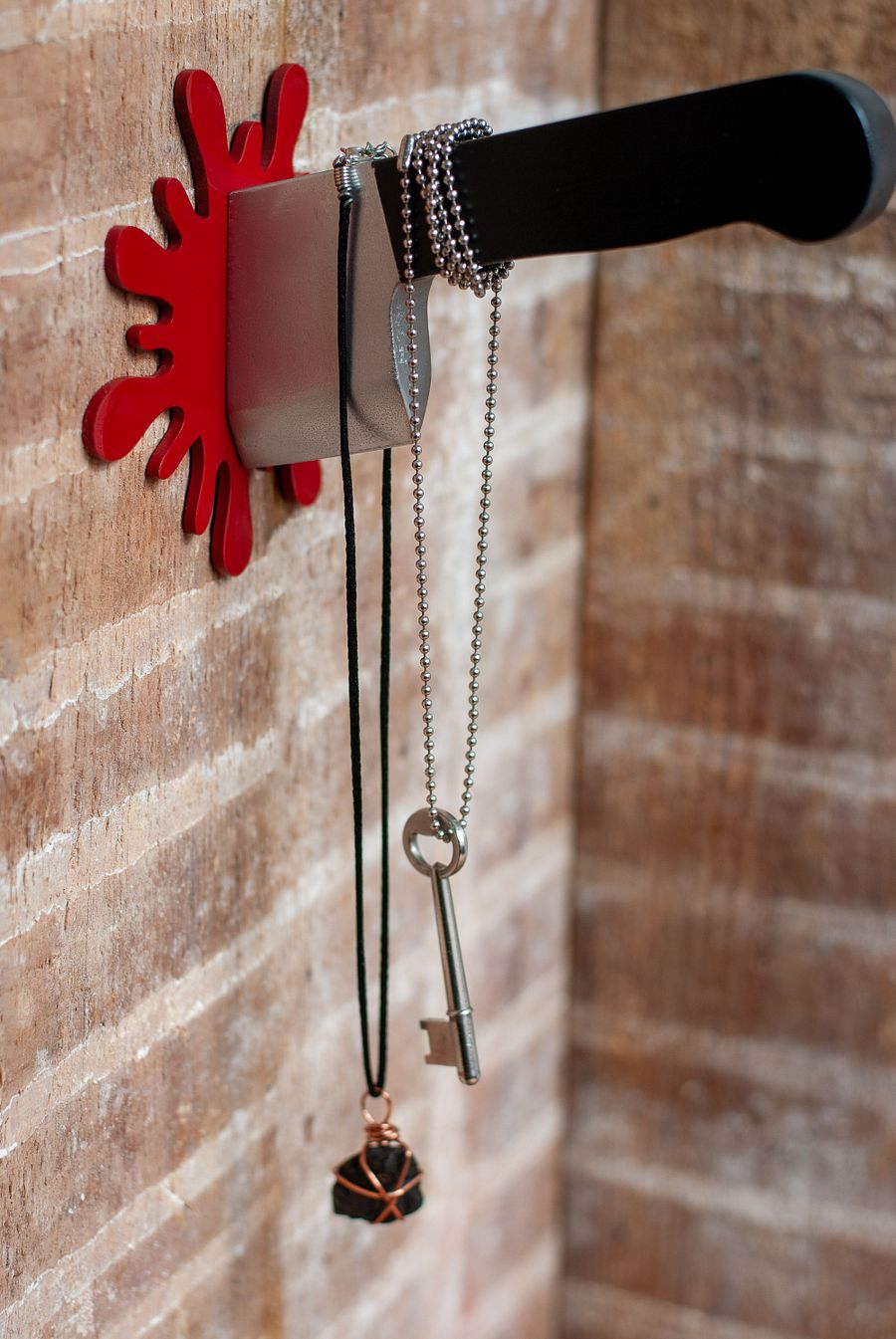 Splatter Knife Hook Set | Wall Mount Hooks for Coat, Jewelry, Towel & Hat product image (4)