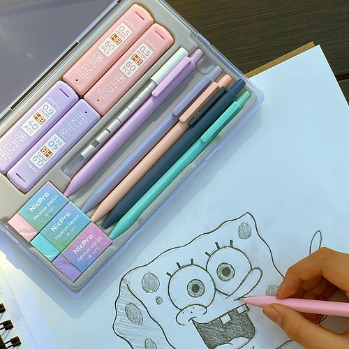 We’re celebrating the spring season with this fun and colorful NicPro mechanical pencil set! The best pencils I’ve used so fa...