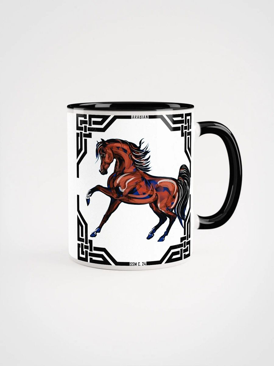 Bay Arabian Stallion Ceramic Mug product image (6)