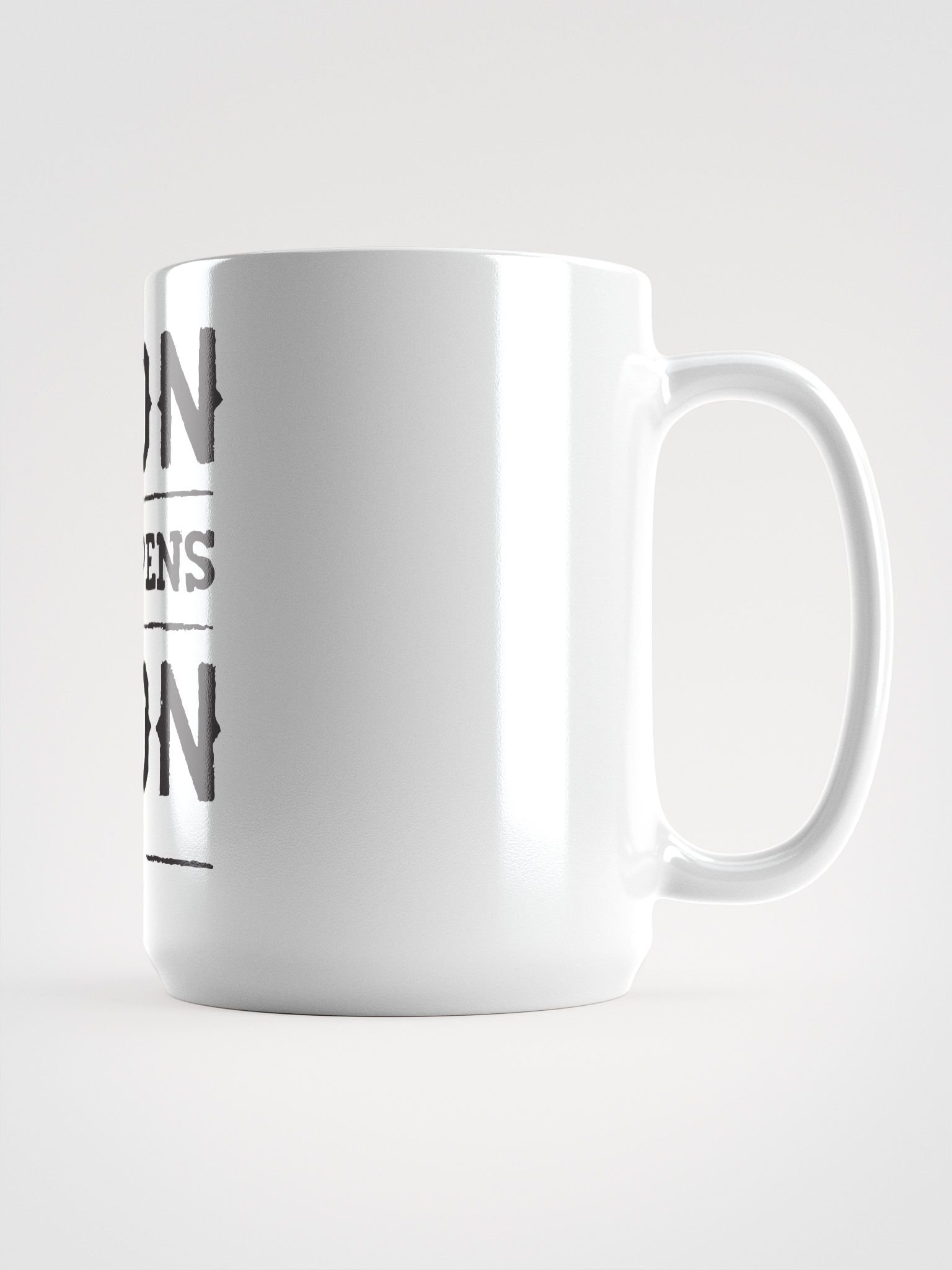 MEN OF IRON White Glossy Mug product image (2)