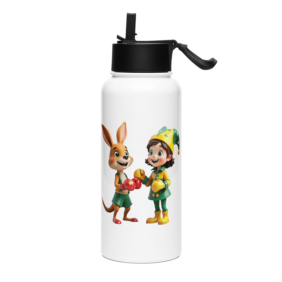 🦘 JessyJesty Australia Stainless Steel Water Bottle with Straw Lid – Adventure Meets Hydration! product image (1)