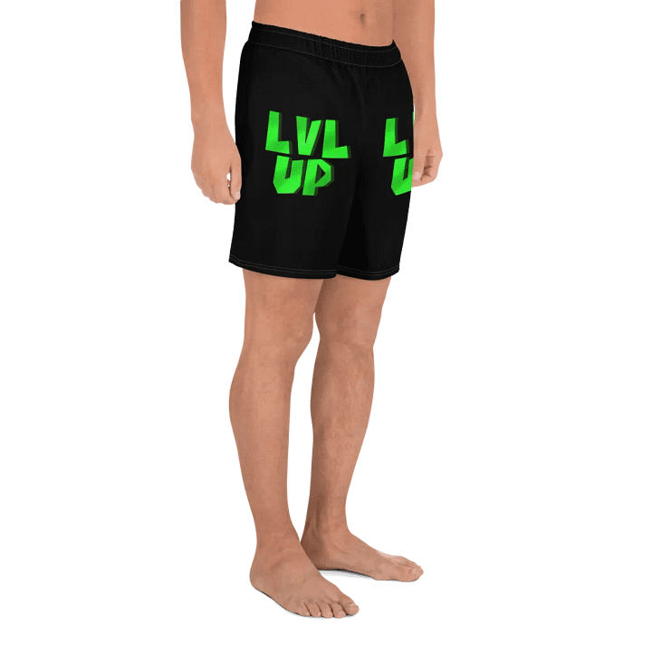 LVL UP Mens Black Workout Shorts product image (2)