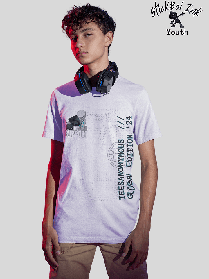 Youth Gamer Shirt – Support Global Edition by StickBoi Ink product image (2)