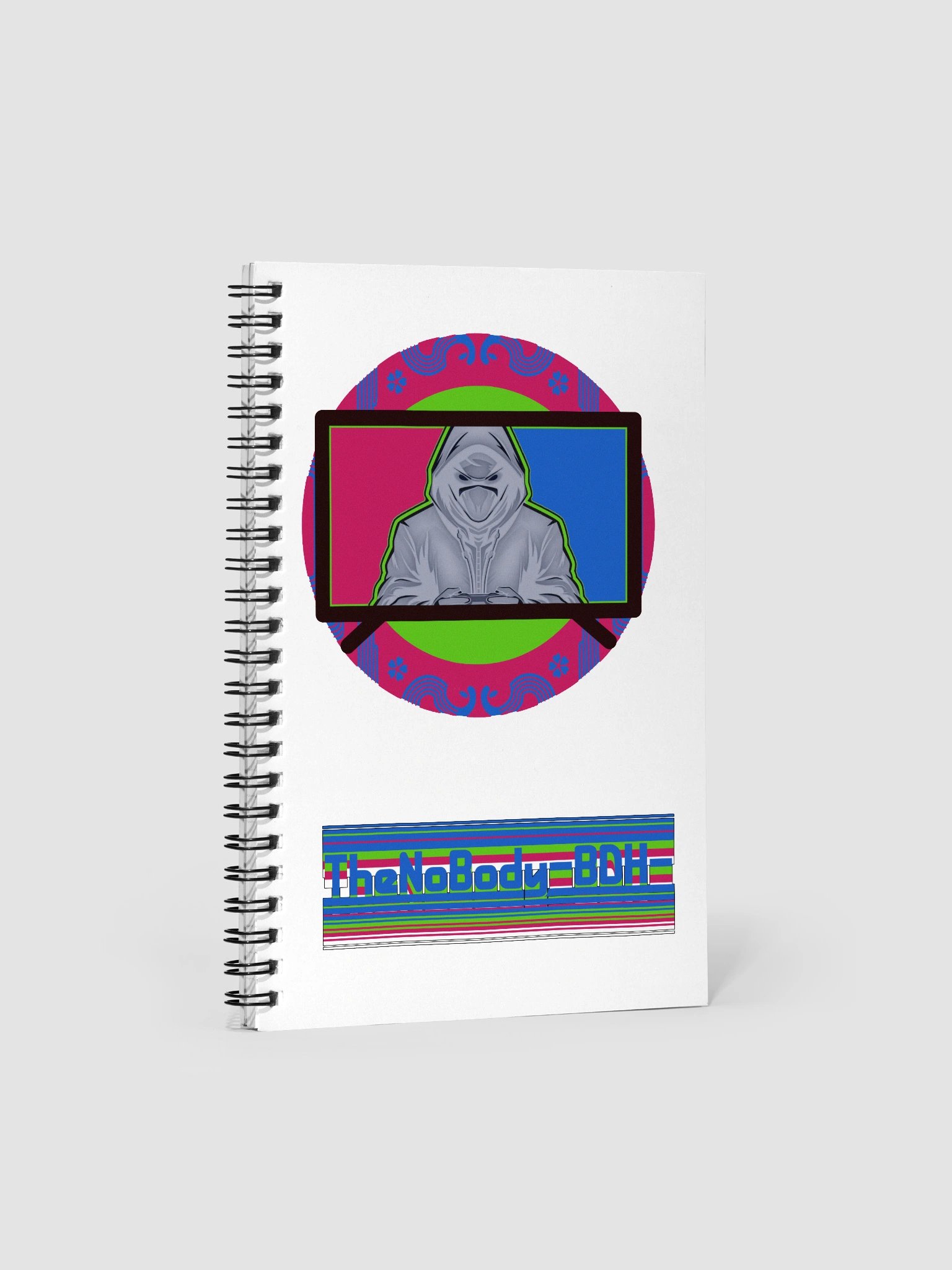 TheNoBody-BDH- Spiral Notebook product image (1)