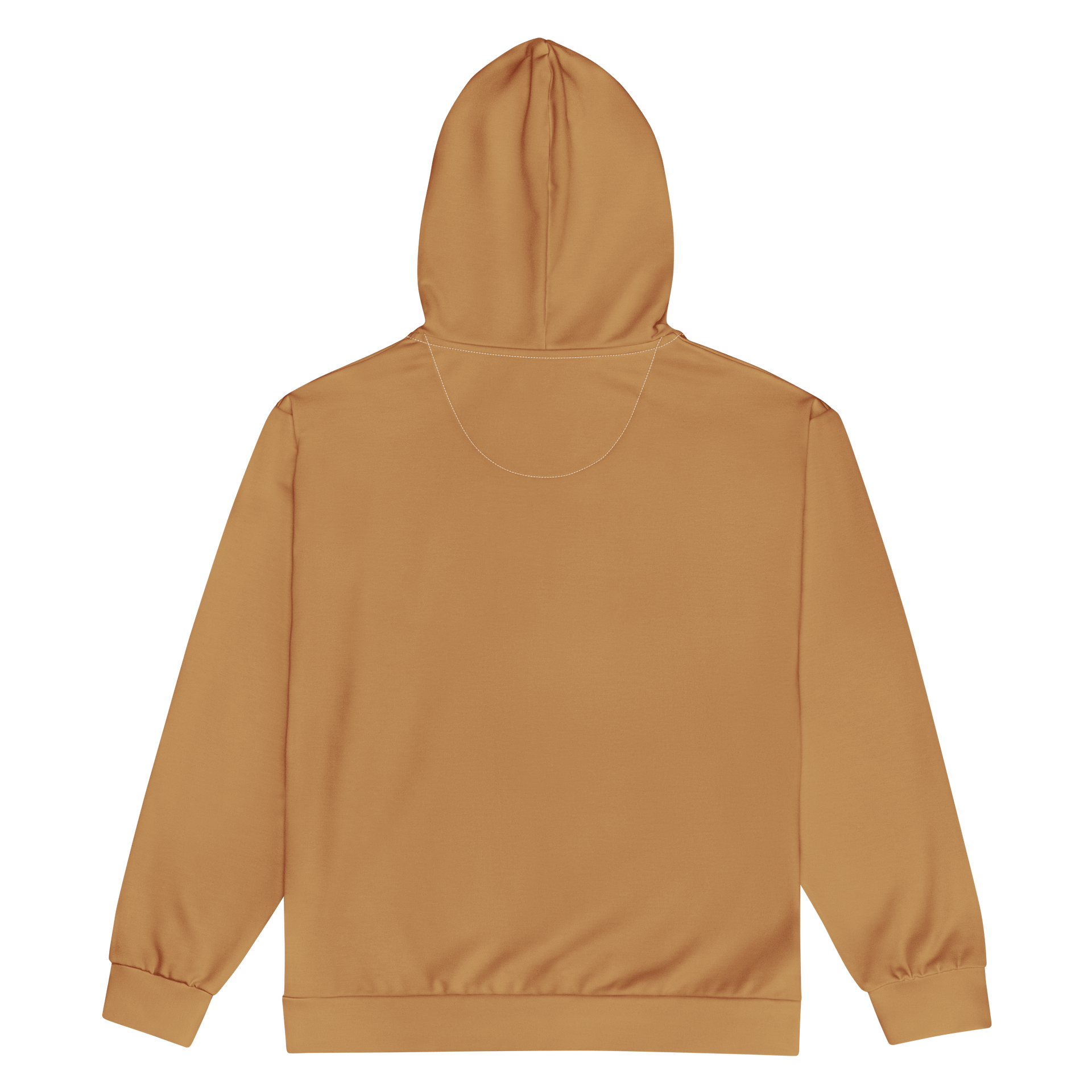 Mojave Desert Brown Solid Color Eco Friendly Unisex Zip Hoodie product image (2)