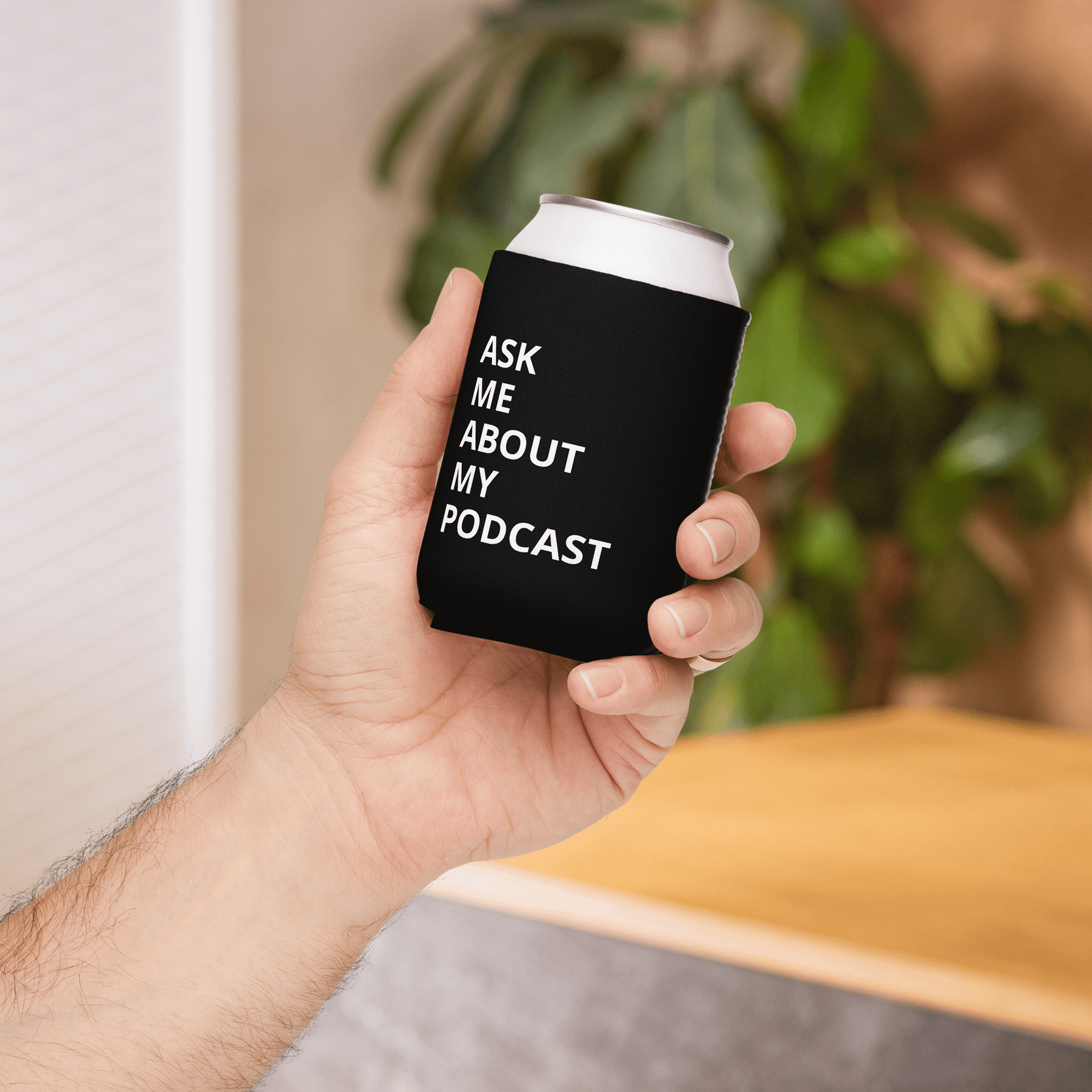 Podcast Enthusiast Can Cooler product image (5)