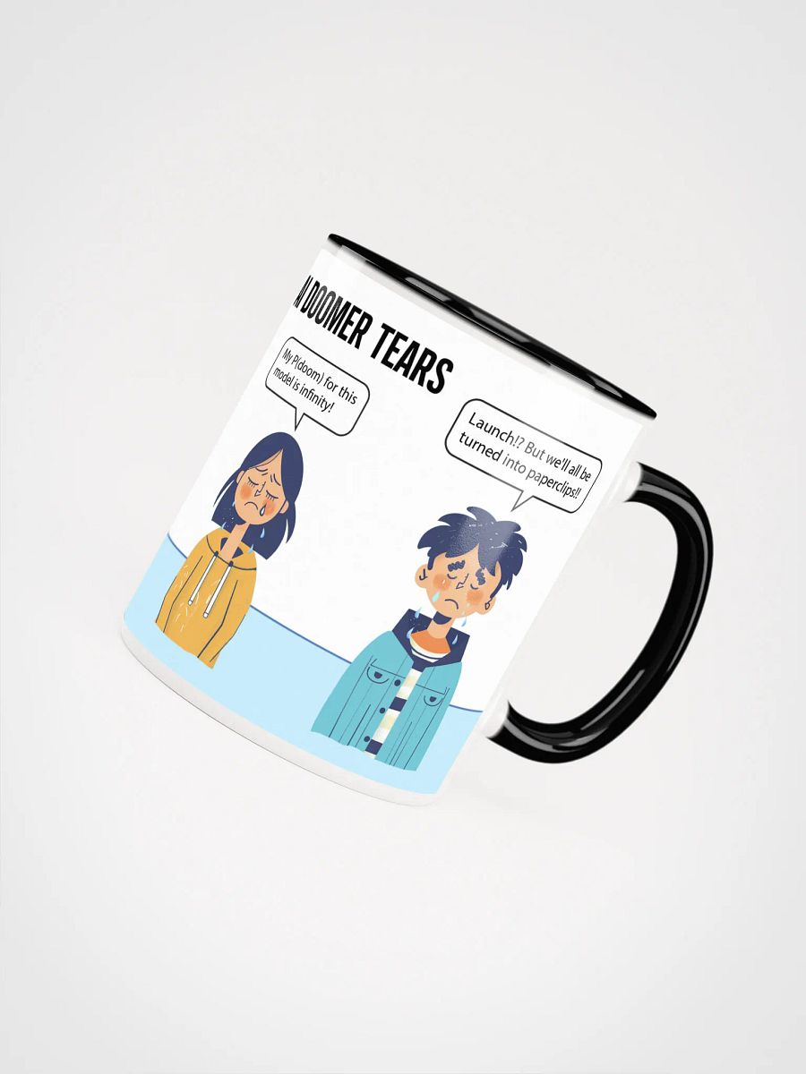 AI Doomer Tears Mug - Black product image (4)