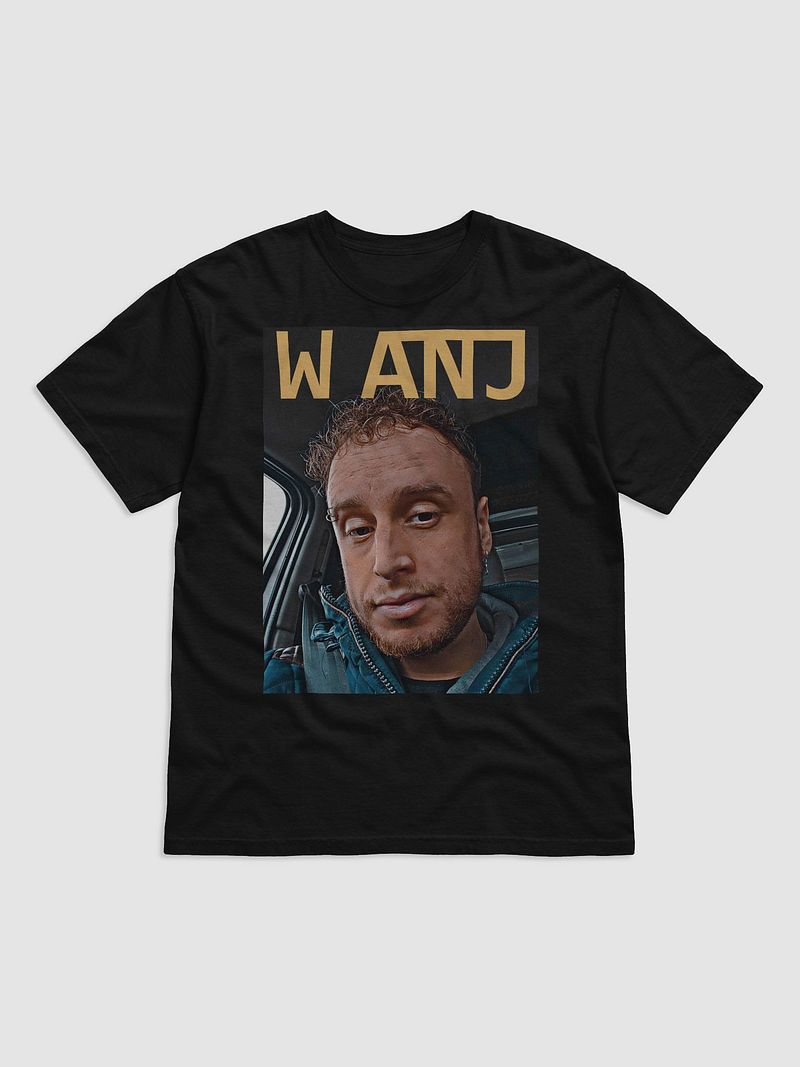 W ANJ Black T-Shirt