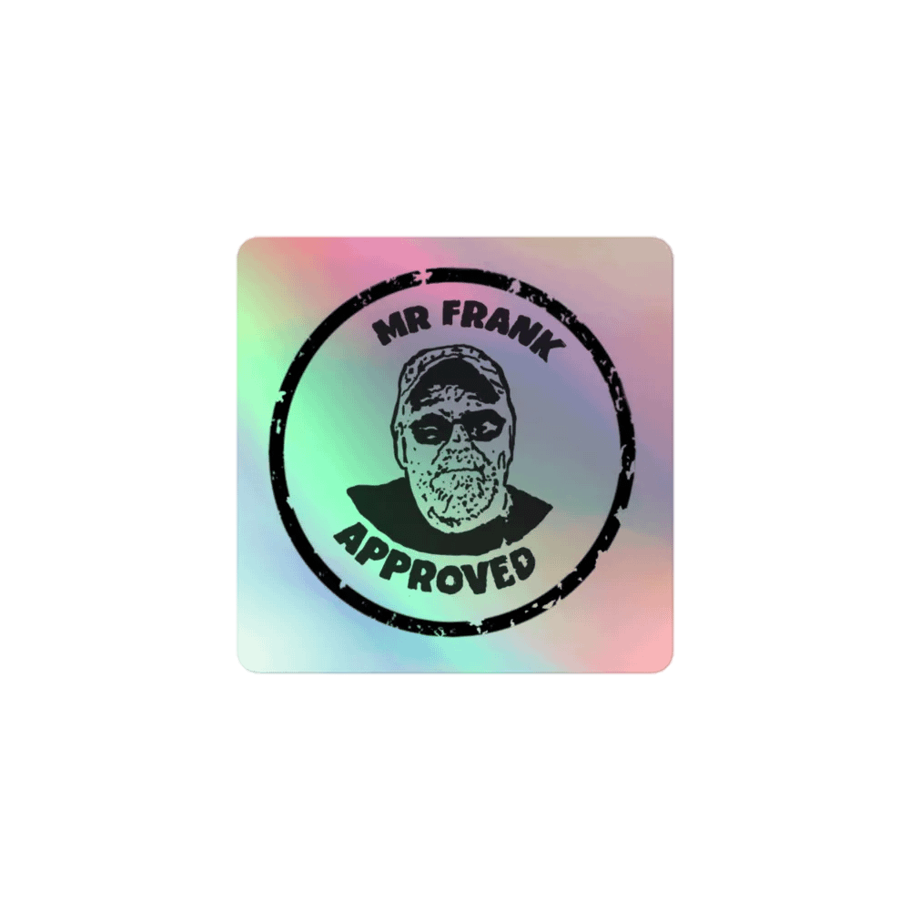 MR FRANK Approved Holographic Sticker Sheet product image (1)