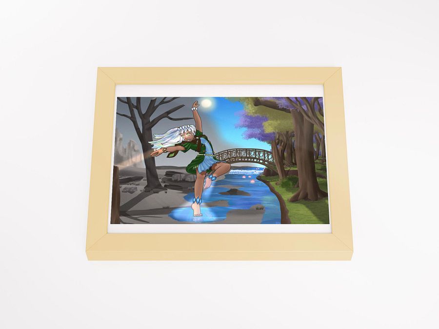 Luminous Painter of Worlds Original Artwork product image (2)