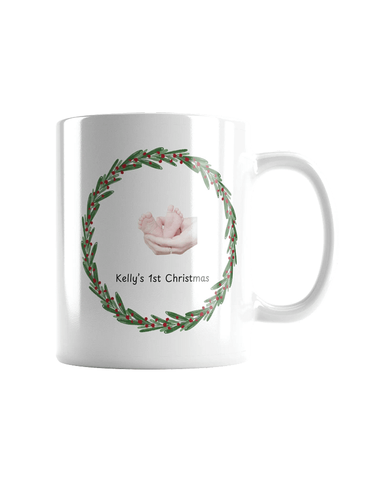 Babies (Kelly’s) 1st Christmas Customizable Coffee Mug product image (3)