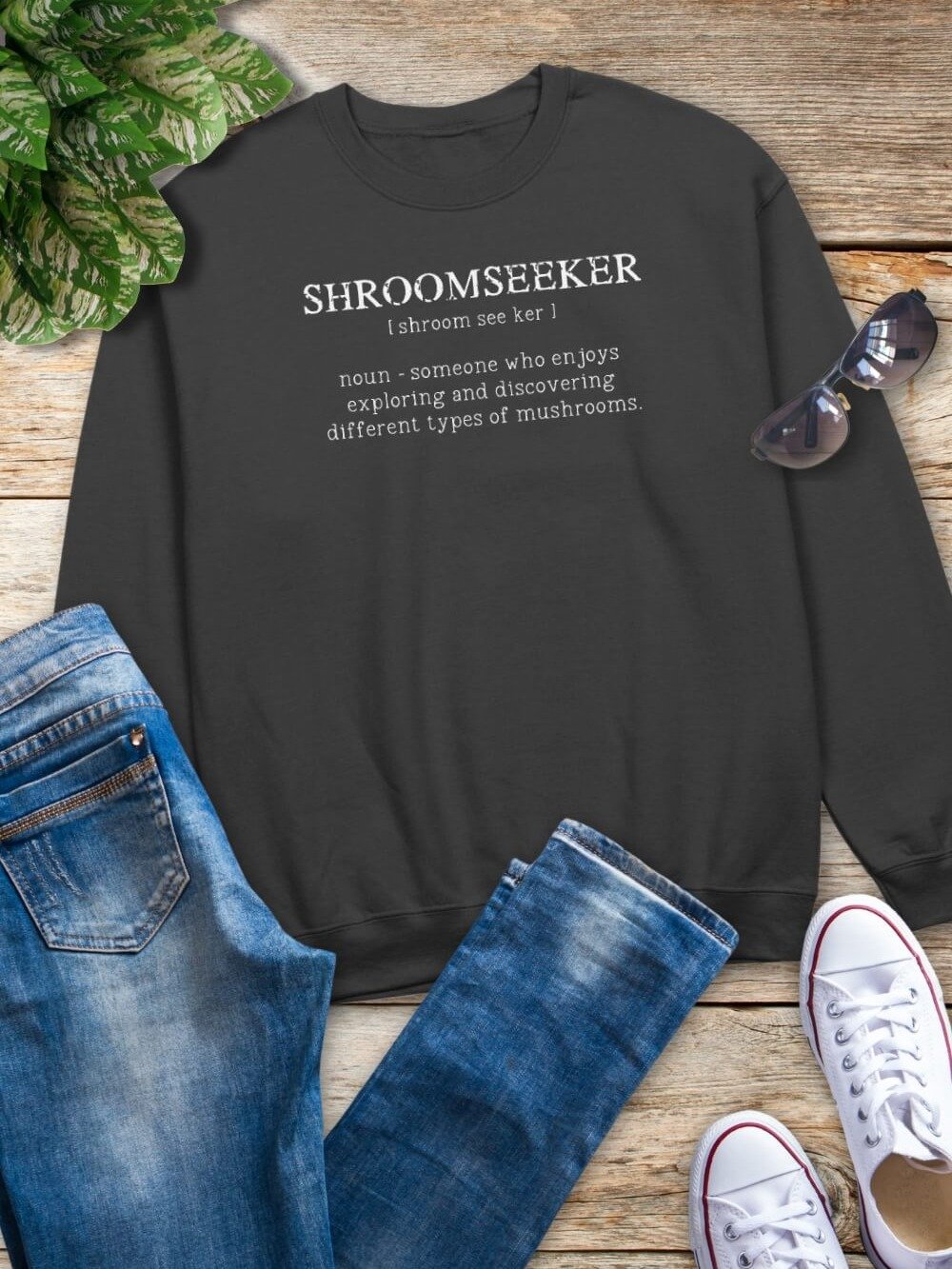 SHROOMSEEKER: Funny Mycology Definition Sweatshirt - Perfect Gift for Foraging Mushroom Lovers product image (3)