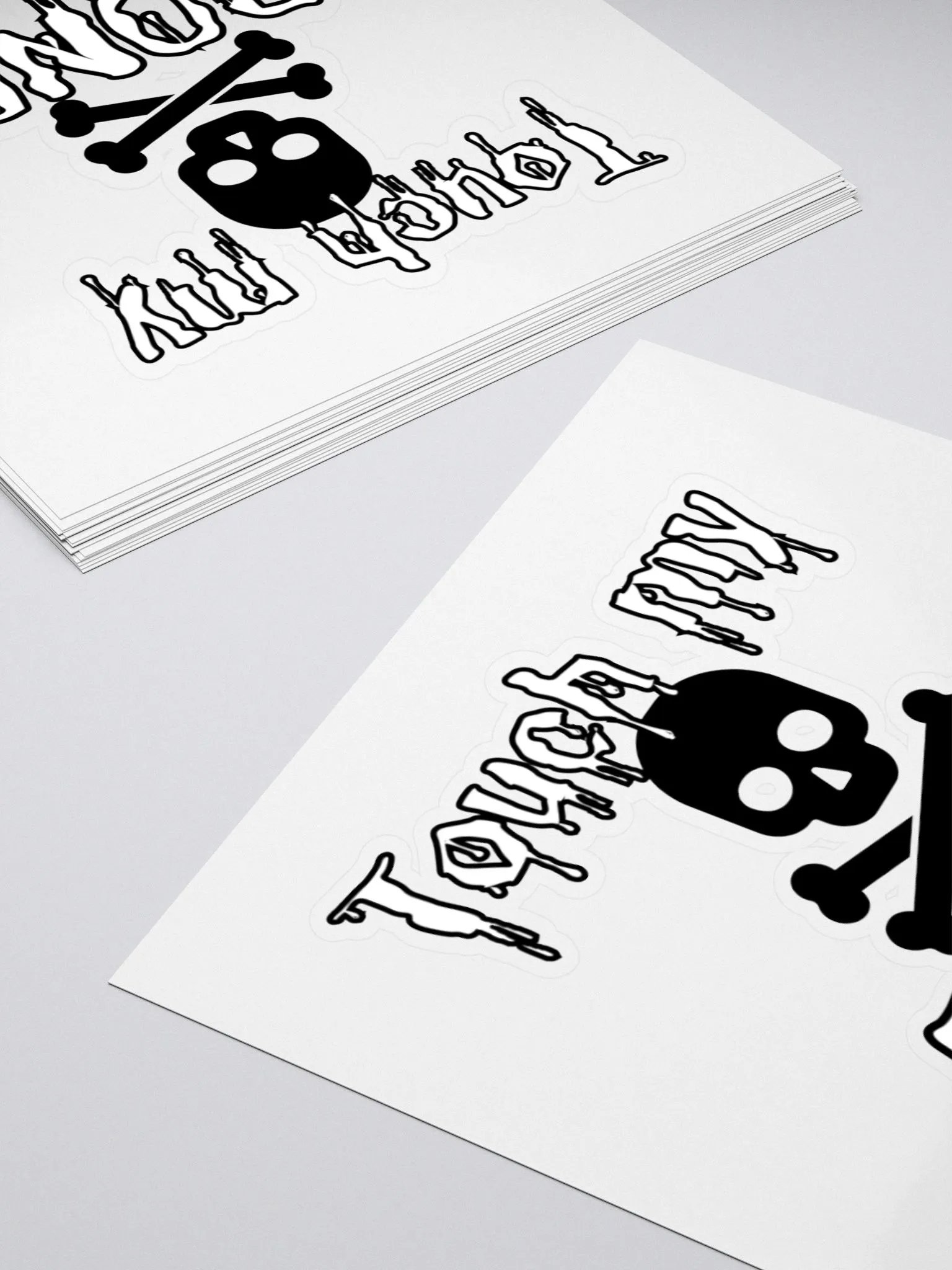 Touch My Bone, Sticker, Black product image (11)