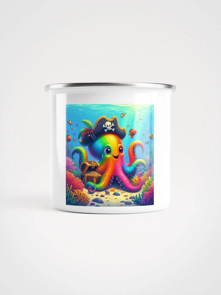 Pirate Octo-Treasure Enamel Mug product image (2)