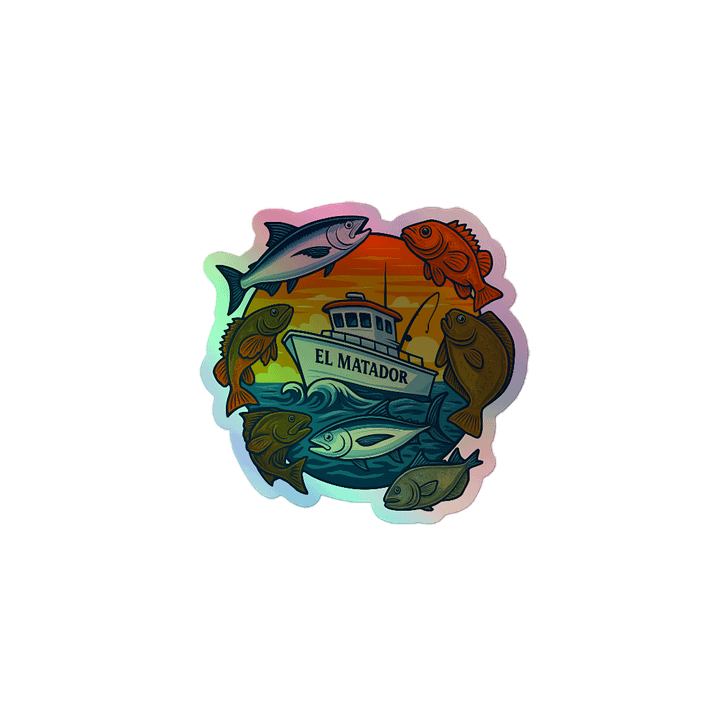 Holographic Fish Sticker product image (1)