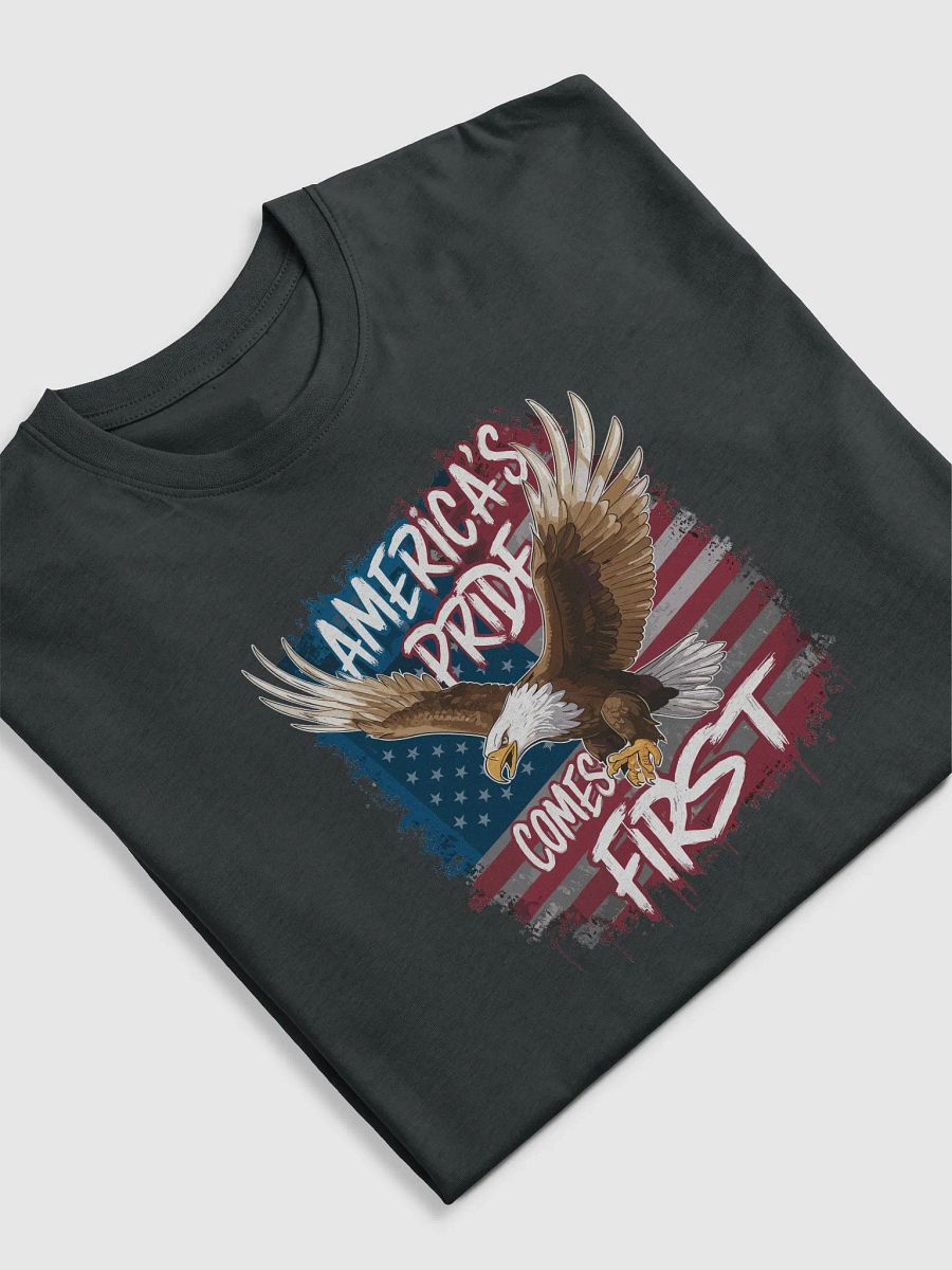 Eagle Flying Over The American Flag Background product image (5)