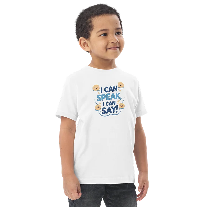 I Can Speak, I Can Say Toddler Jersey Tee product image (2)