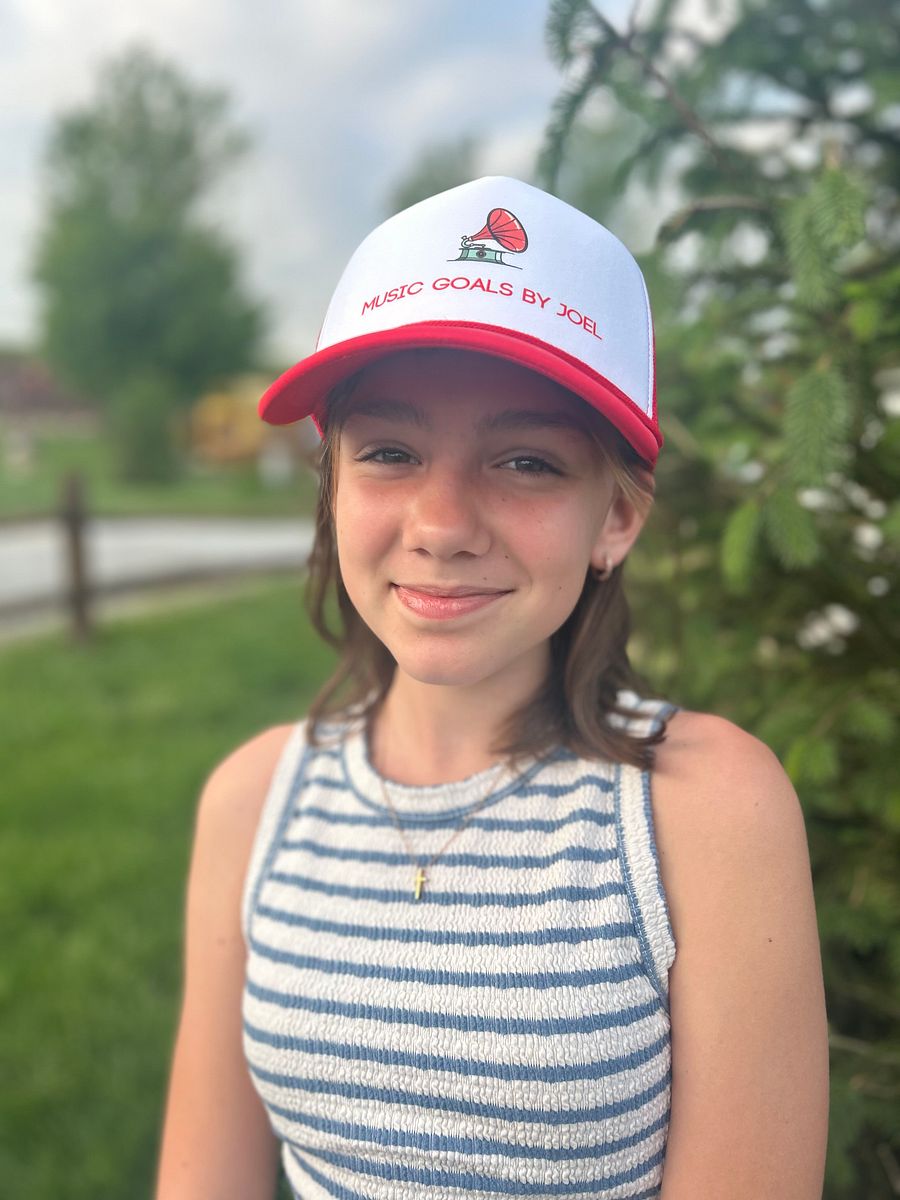 Gramophone Trucker Hat - Red product image (1)