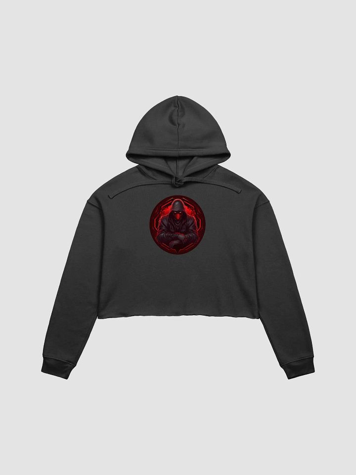 Menacing Masked Menace Crop Hoodie product image (1)