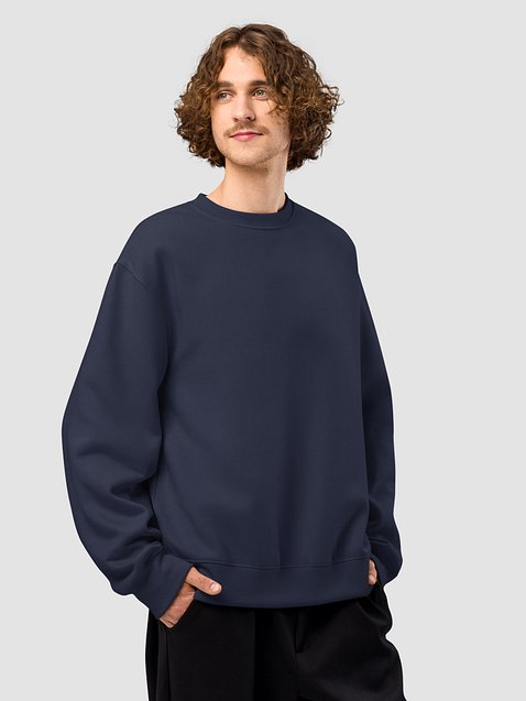 Photo showing Bella+Canvas Unisex Oversized Heavyweight Sweatshirt
