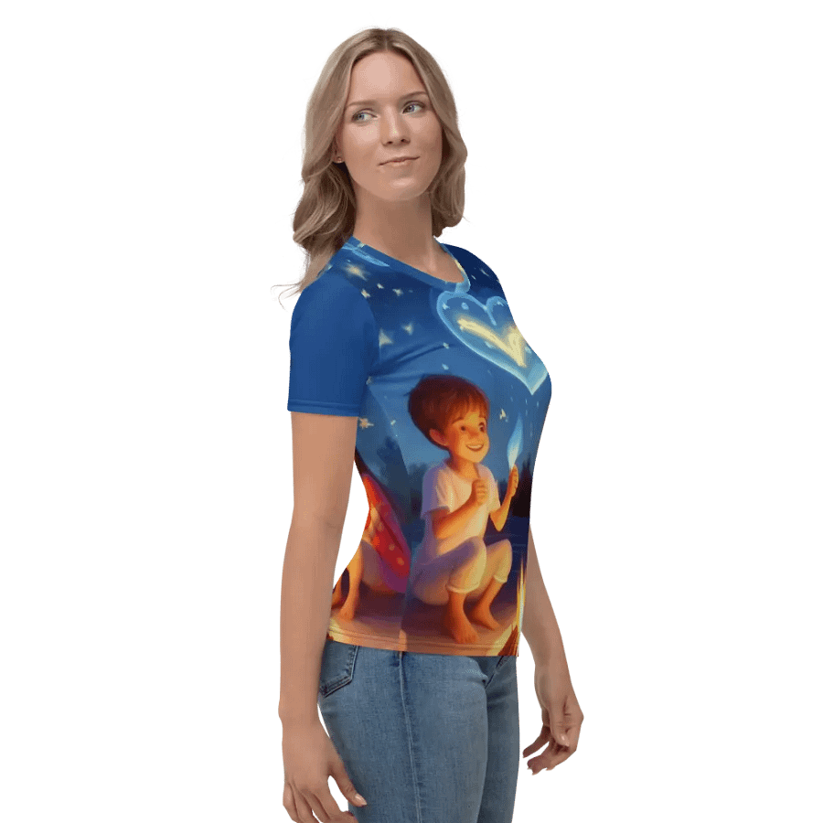 Novelty Puppy Love all over print tee product image (8)