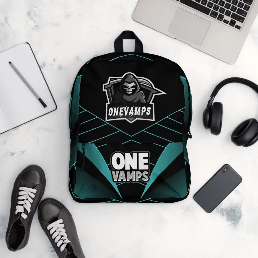 OneVamps Backpack Blue and Black product image (12)