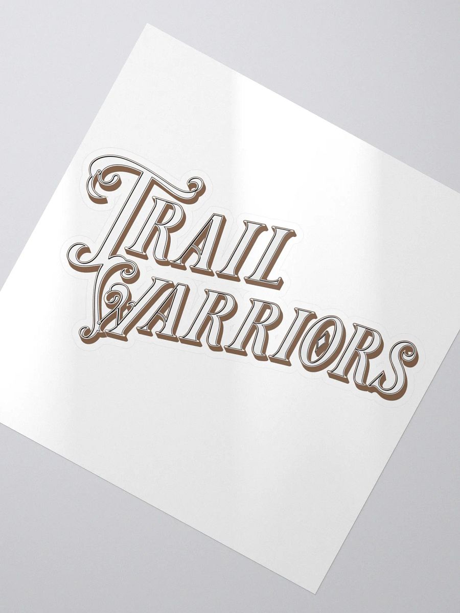 Brown Classic Trail Warriors Emblem Sticker product image (2)