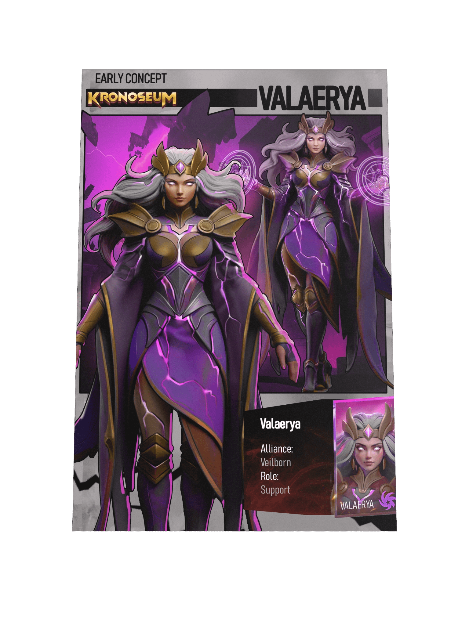 Valaerya Early Concept Art Poster product image (1)