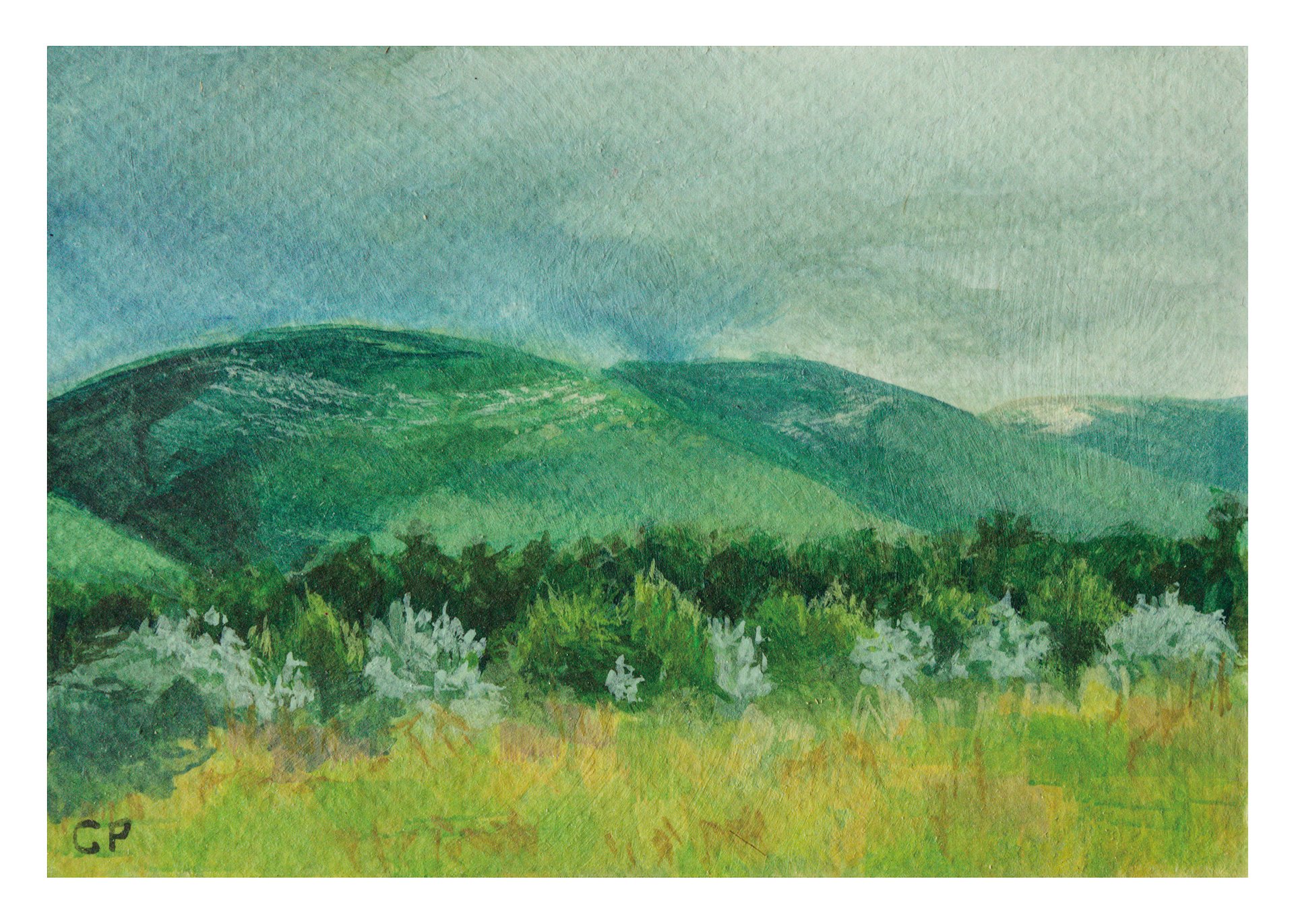 Stormy Hills - Art Print product image (1)