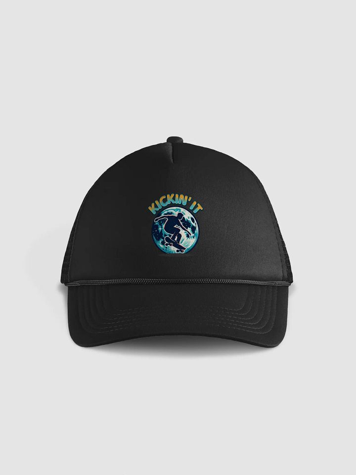 Kickin It Skateboarder Lunar Skater Foam Trucker Hat product image (1)