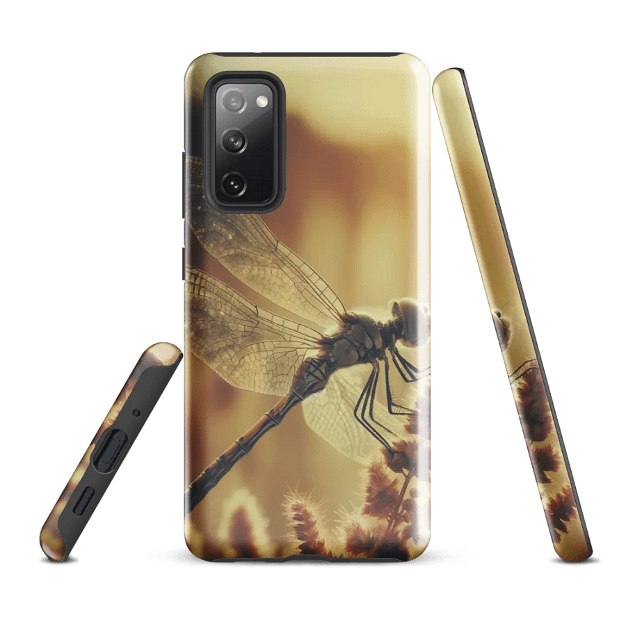 Tough Phone Case for Samsung® - Dragonfly Closeup product image (1)