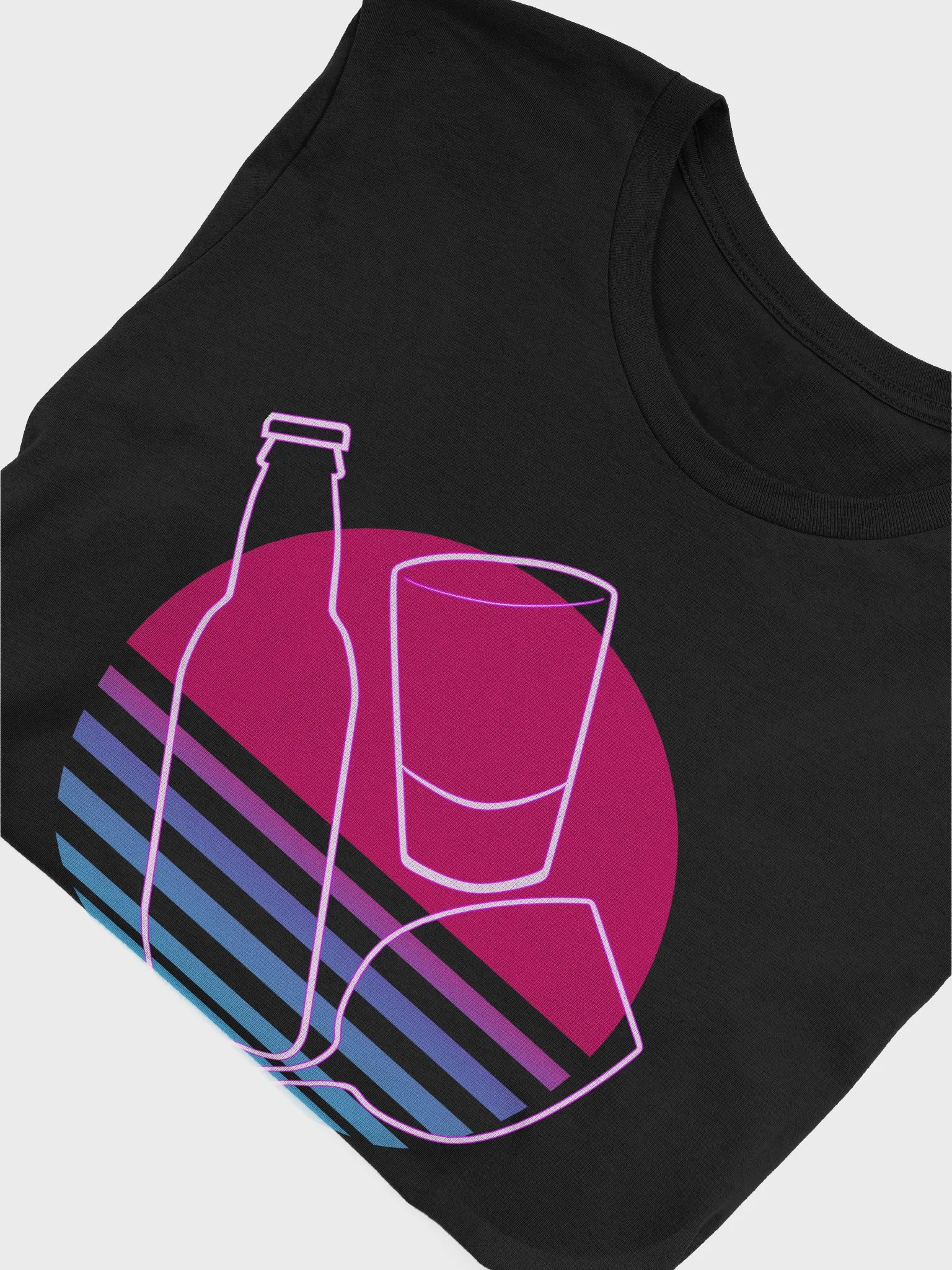 Beer Wine Spirits Trio Logo T-Shirt Female Sizing product image (25)