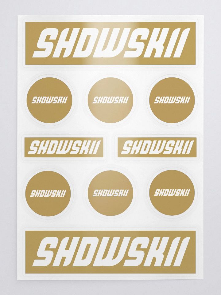 KISS CUT STICKERS / BEIGE product image (1)