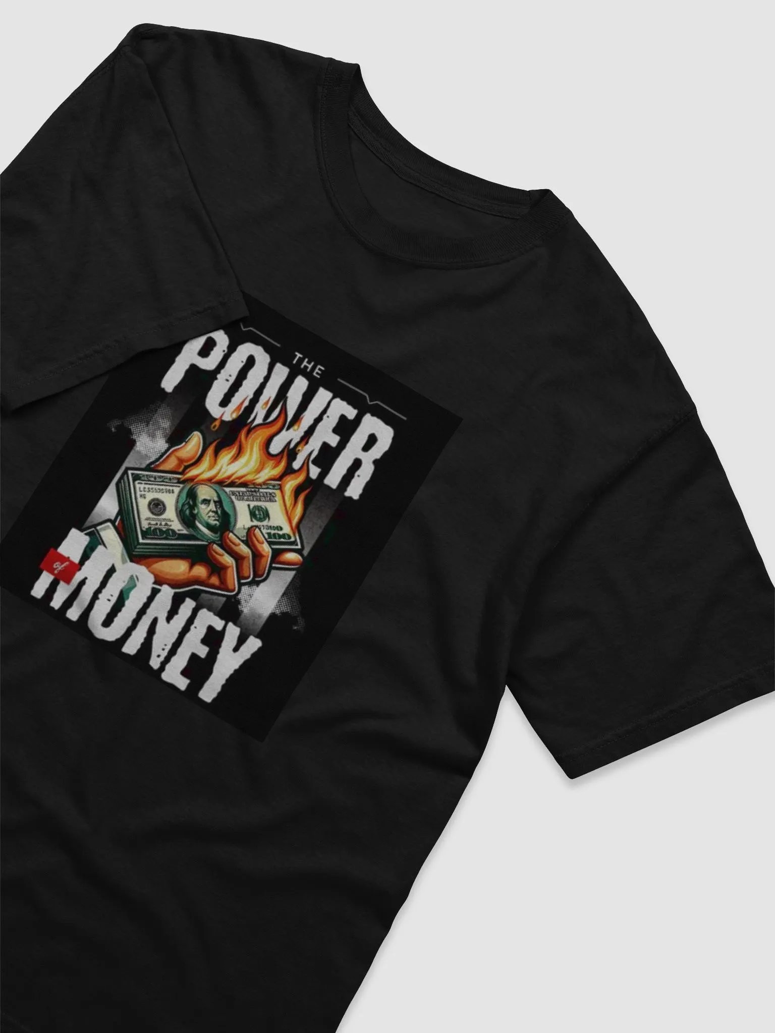 Flaming Wealth Power T-shirt (the power of money) product image (27)