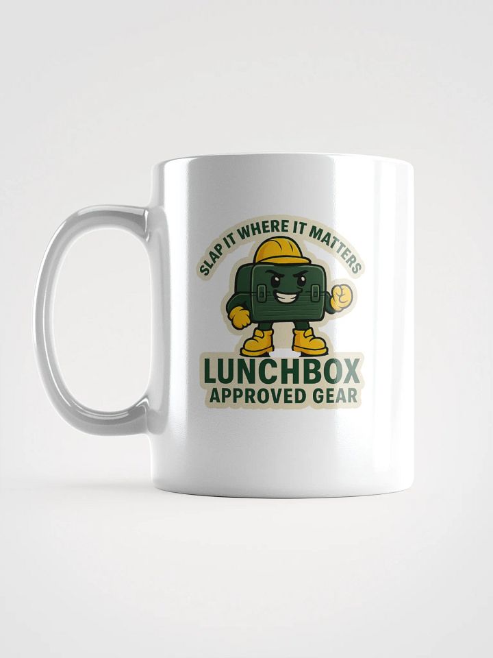 Lunch Box Approved Gear Coffee Cup (White) product image (2)