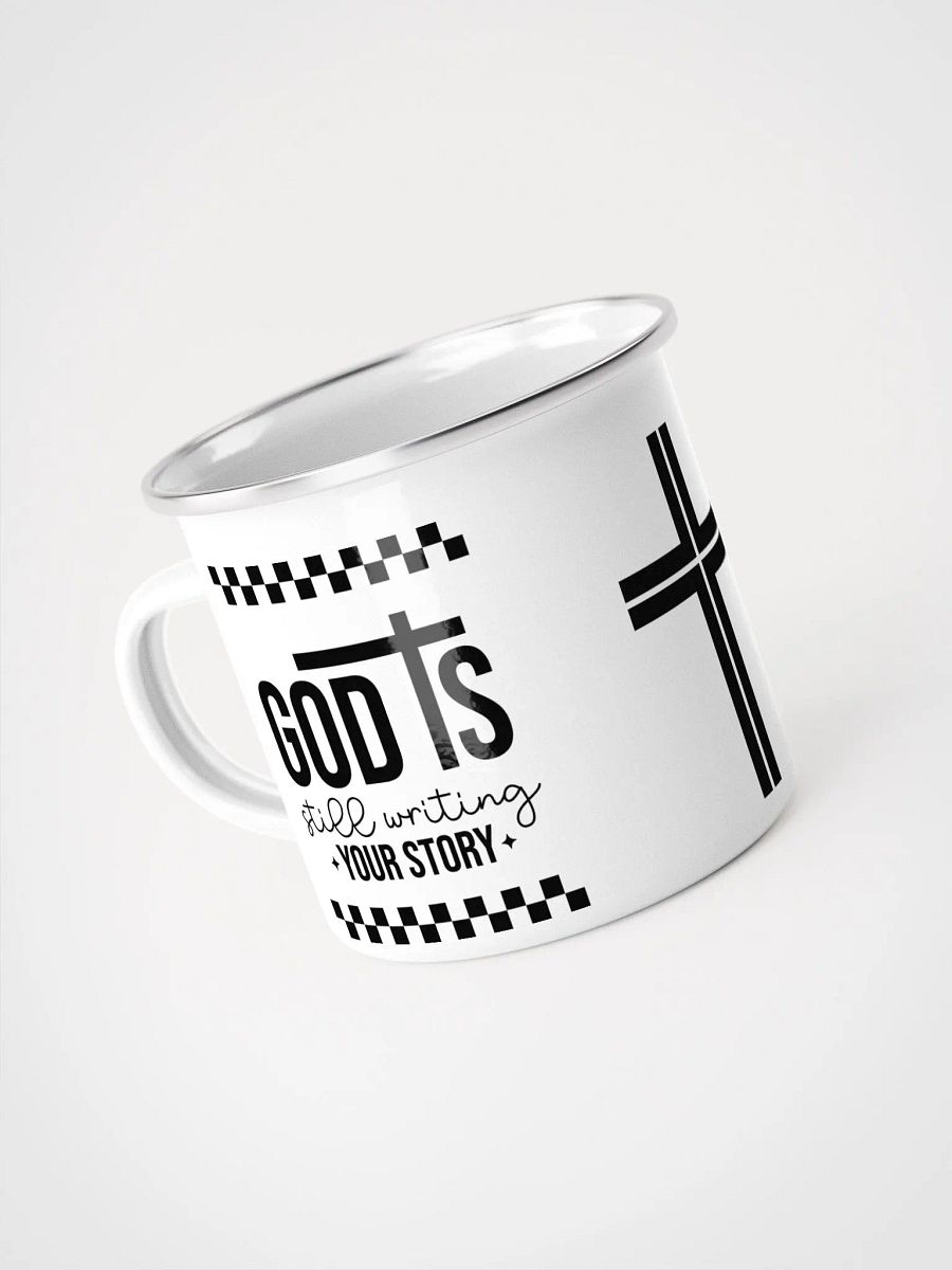 God is Still Writing My Story Enamel Mug product image (5)