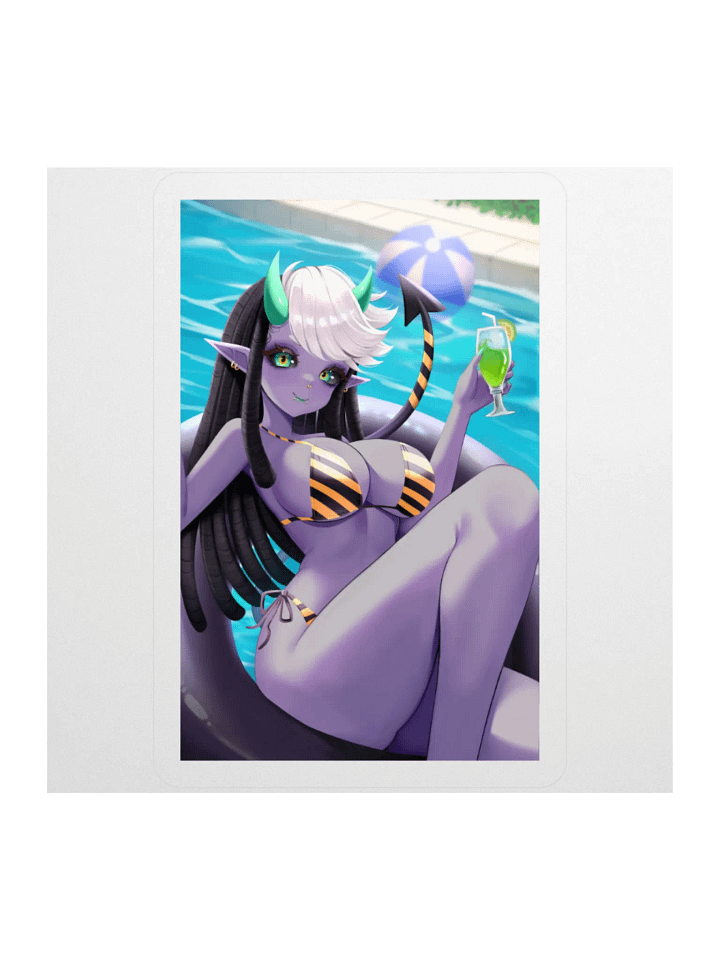 "Poolside Fun" Kimical Sticker product image (1)