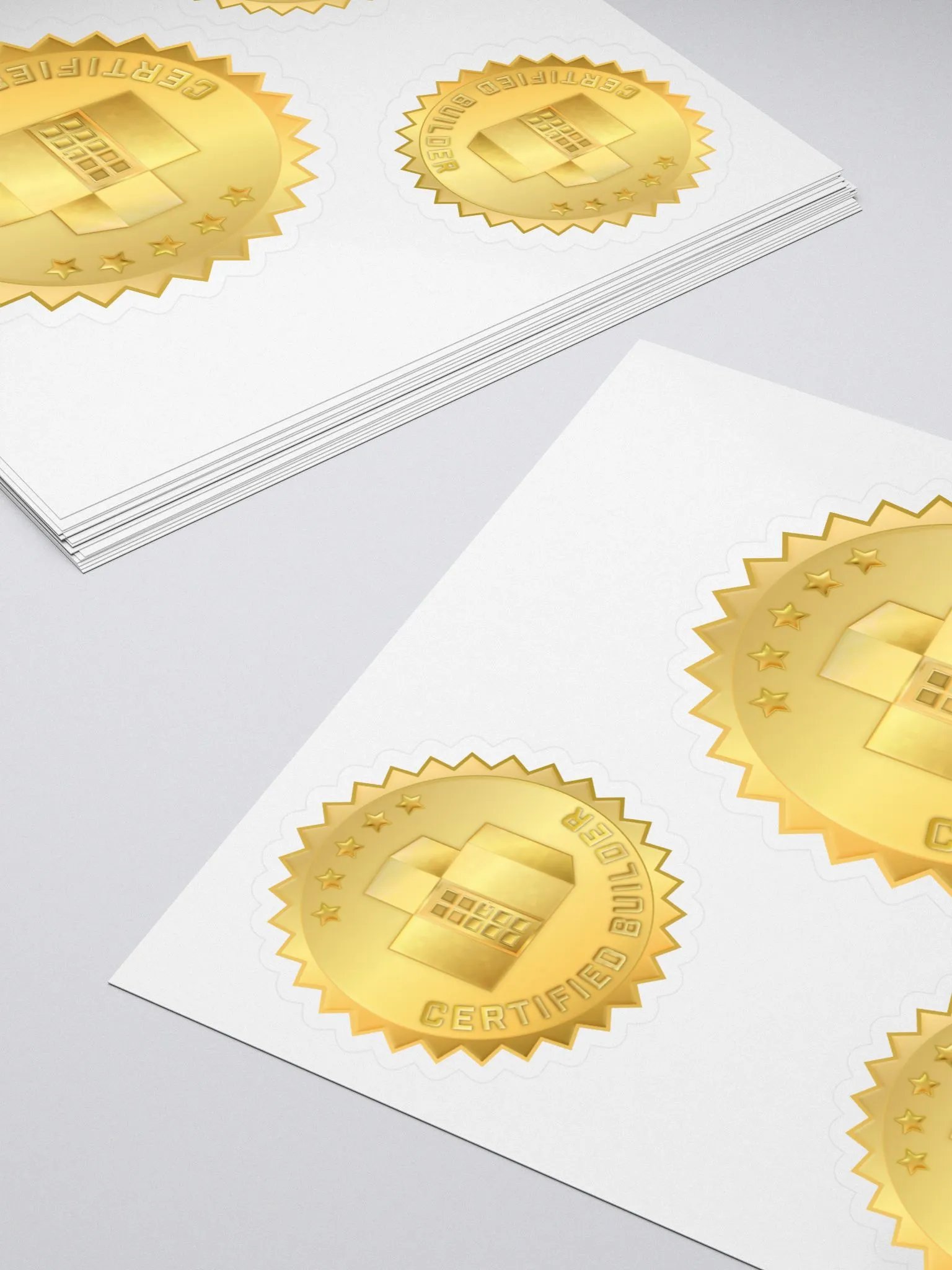 Certified Builder Seal Sticker Set product image (4)