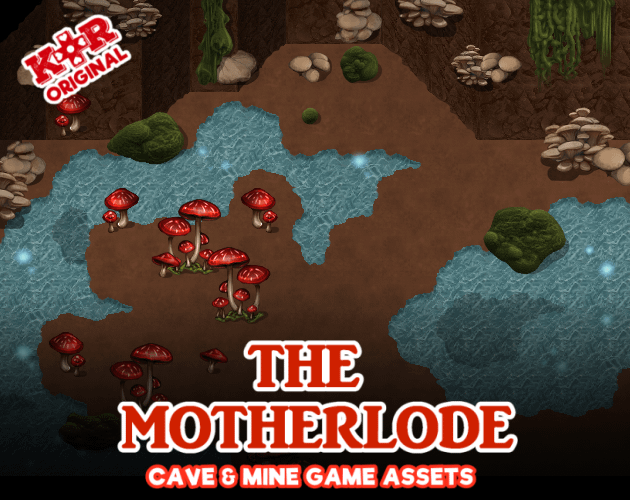 KR The Motherlode Cave & Mine Tileset for RPGs v2! product image (1)