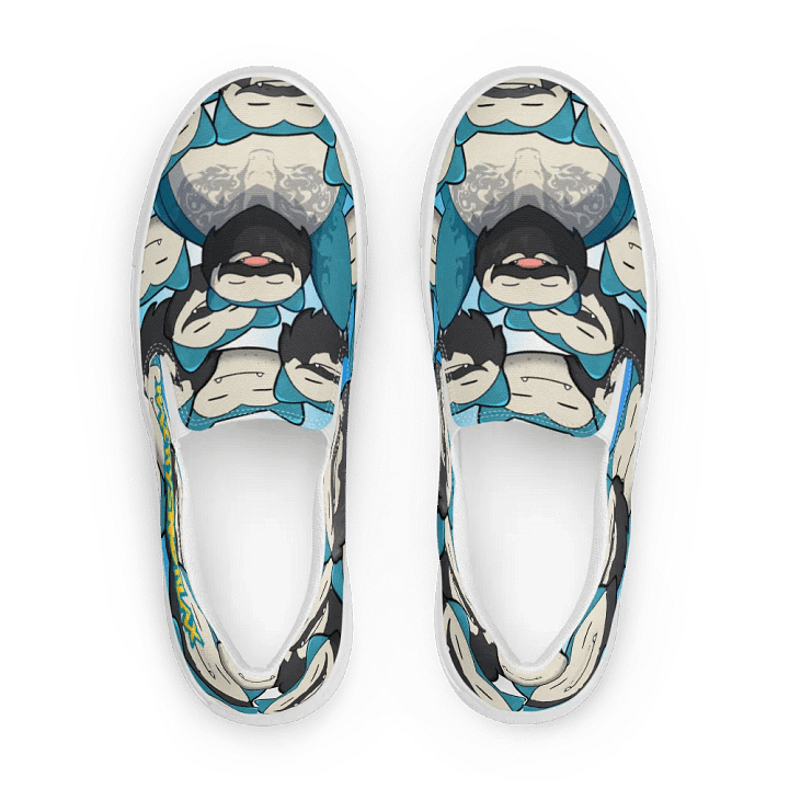 Hairy Snorlax Men's Slip-On Shoes product image (2)