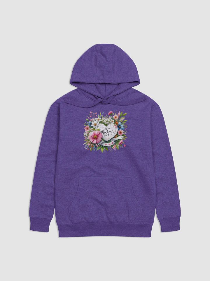 Mother's Day Floral Heart Premium Hoodie product image (1)